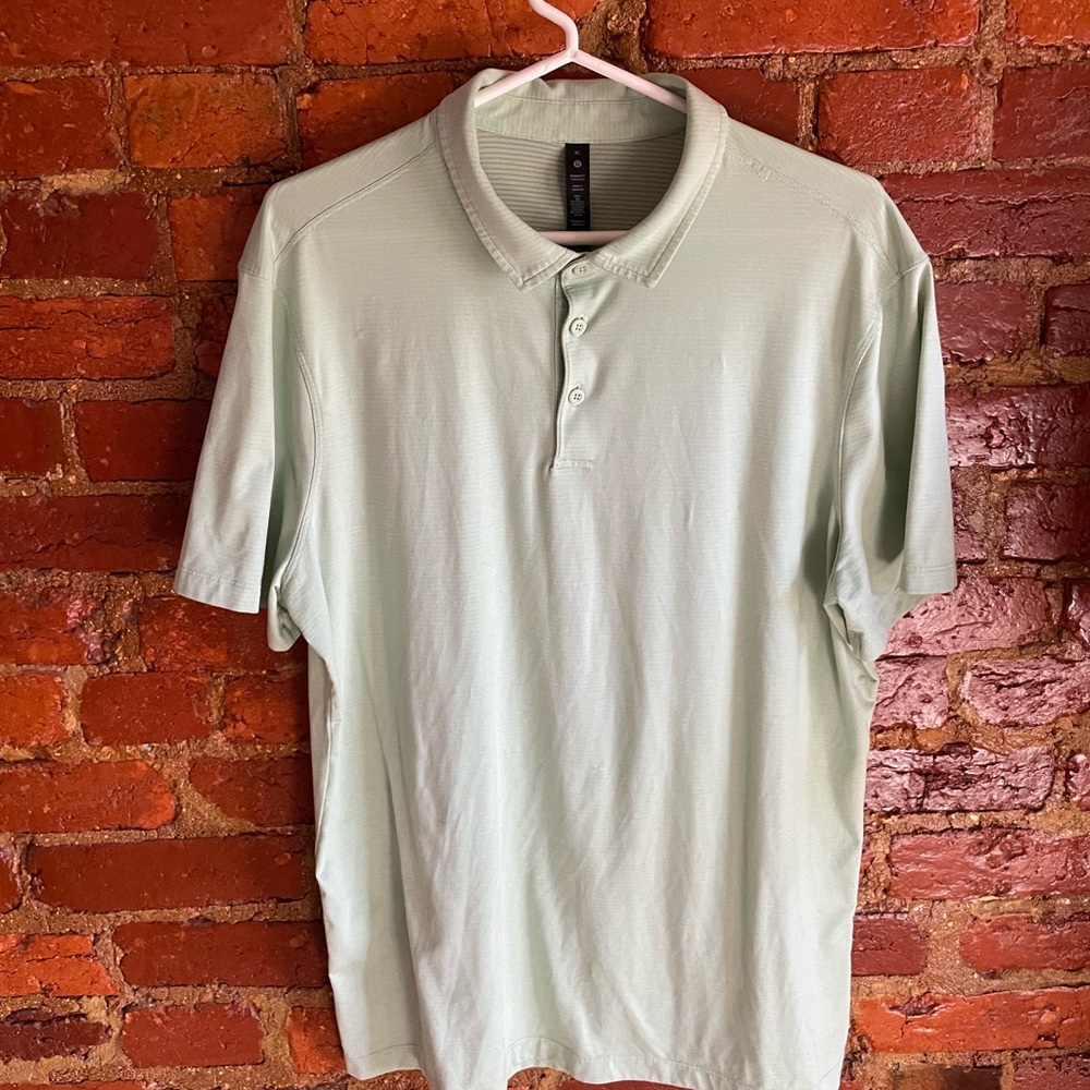 Lululemon XL Green Polo
